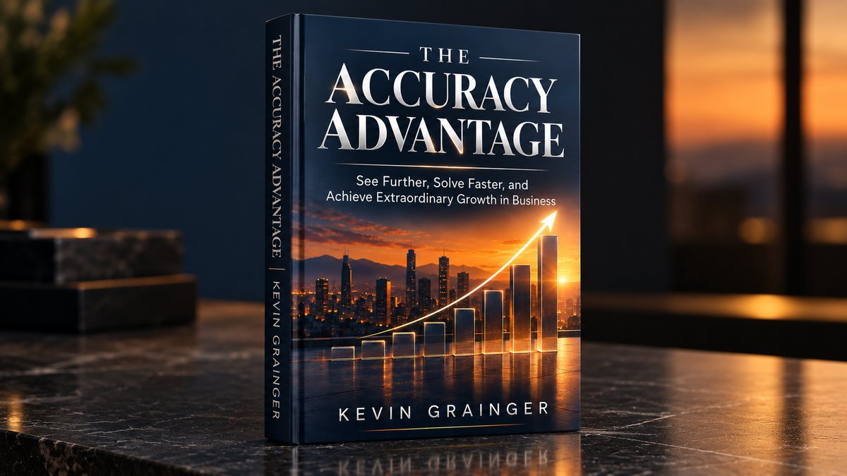 Hardcover edition of The Accuracy Advantage by Kevin Grainger